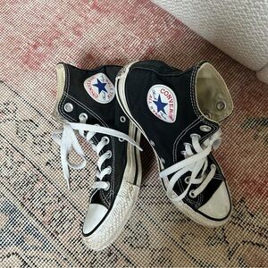 Converse black original high top